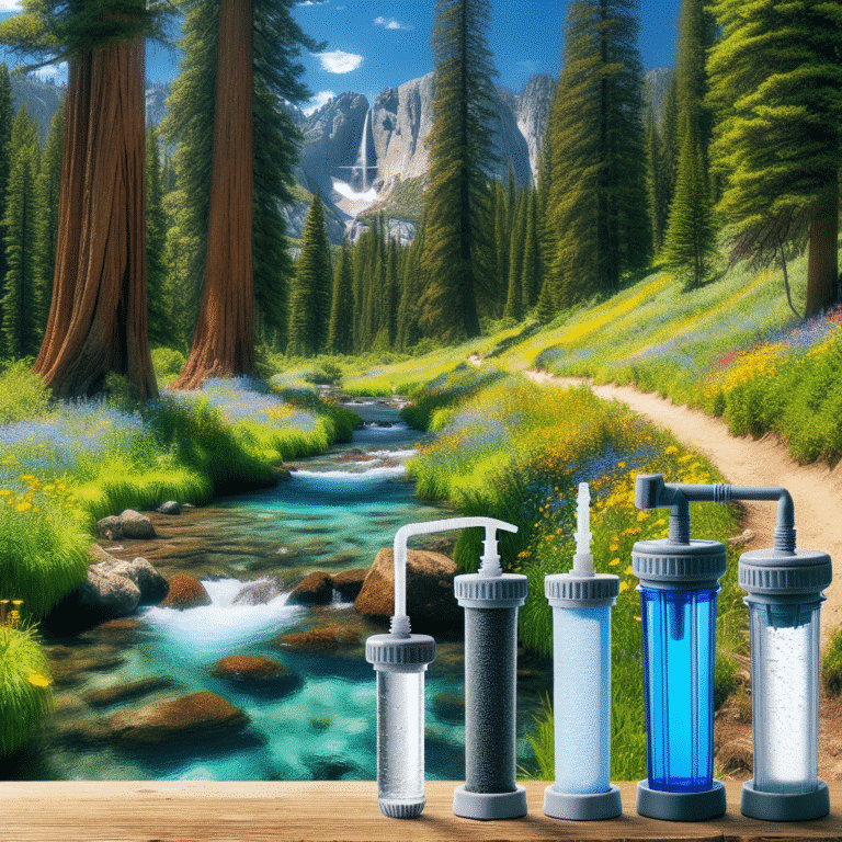 personal water filtration devices for trails