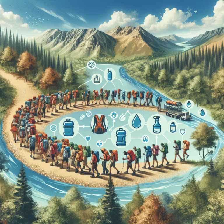 tips for group hiking hydration systems