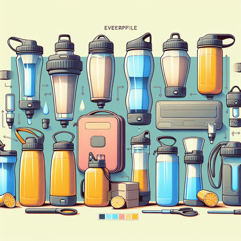 collapsible water bottles with filters