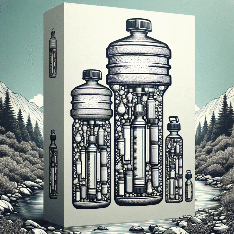 high-capacity water purification bottles