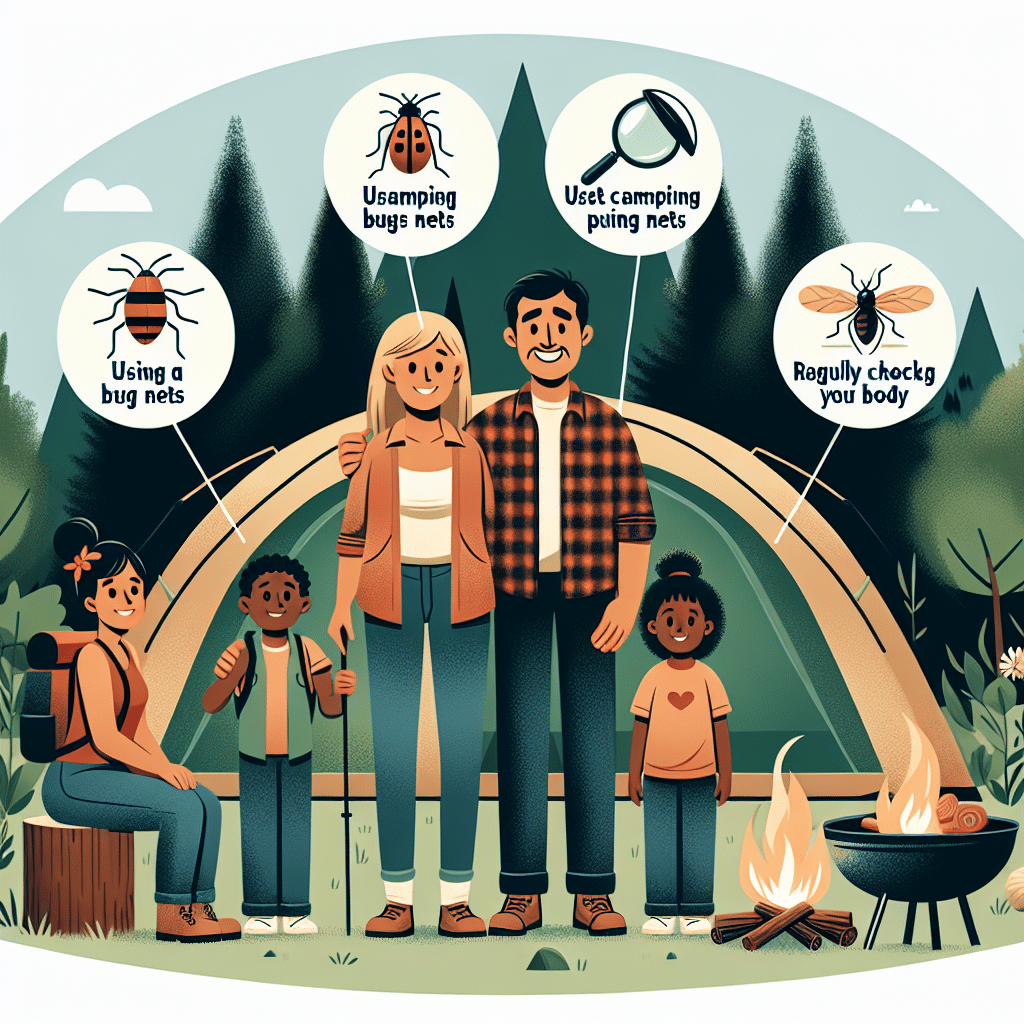 tips for avoiding parasites while camping in nature
