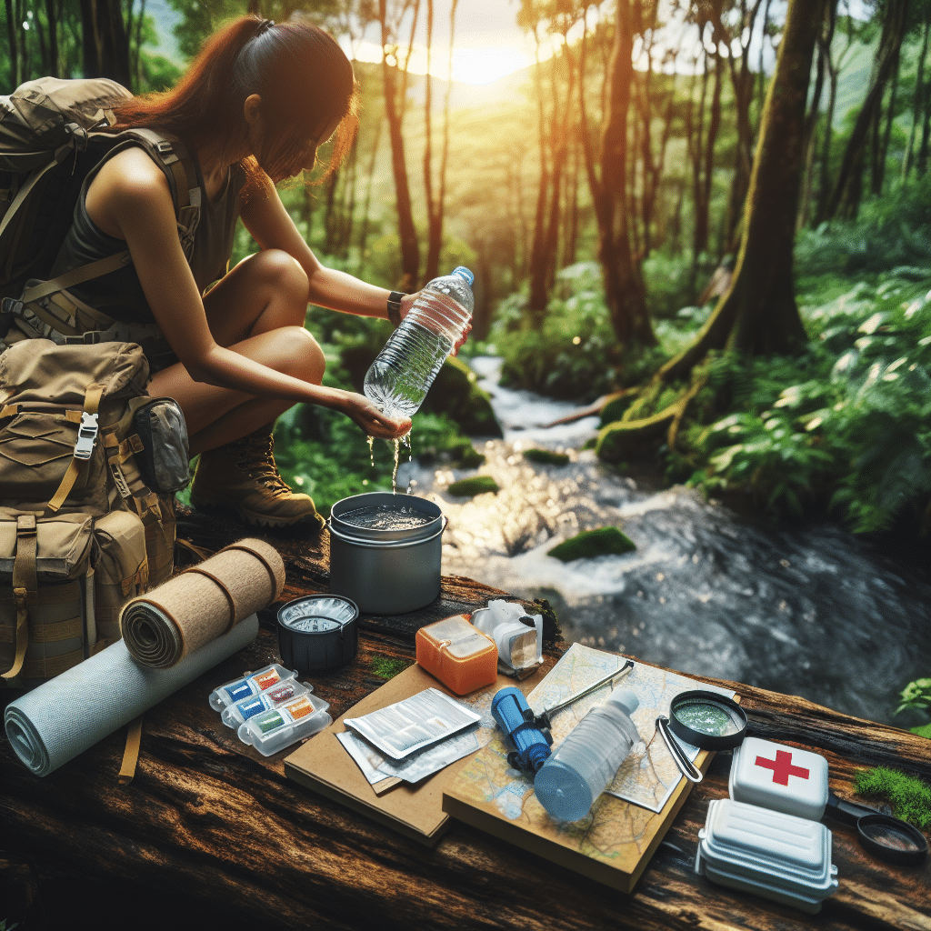 how to effectively treat minor water contamination incidents while hiking