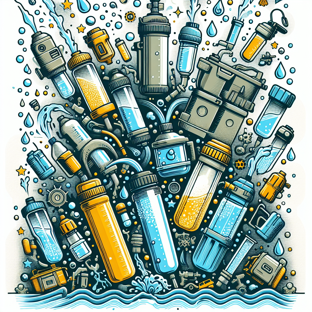 emergency filtered water bottles