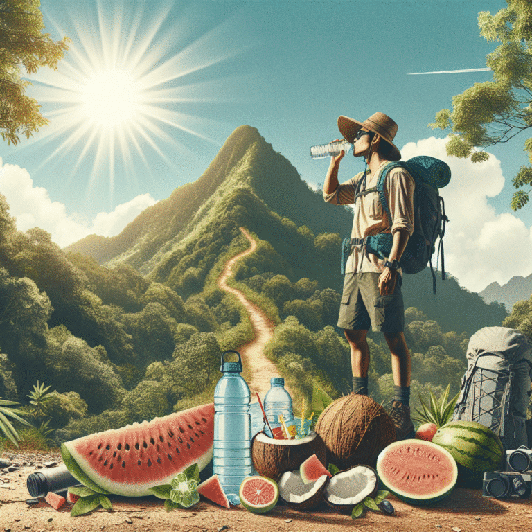 hydration strategies for summer hiking