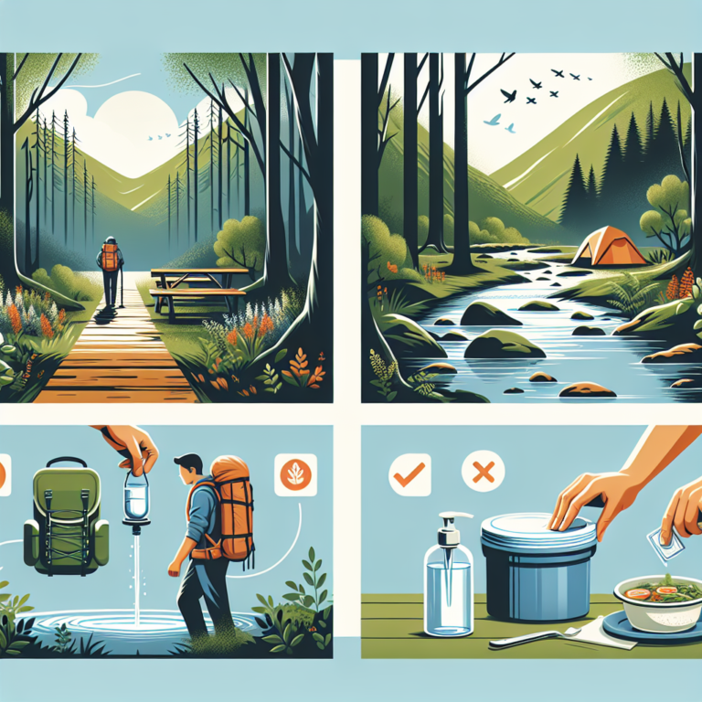 ways to prevent diarrhea on hiking trips