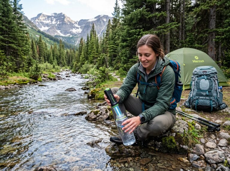 uv light water purifier camping