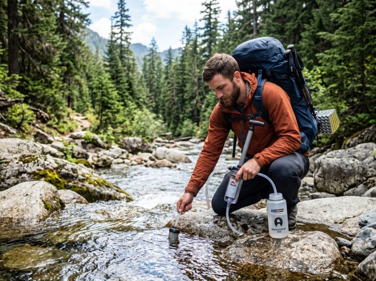 backcountry water filter systems