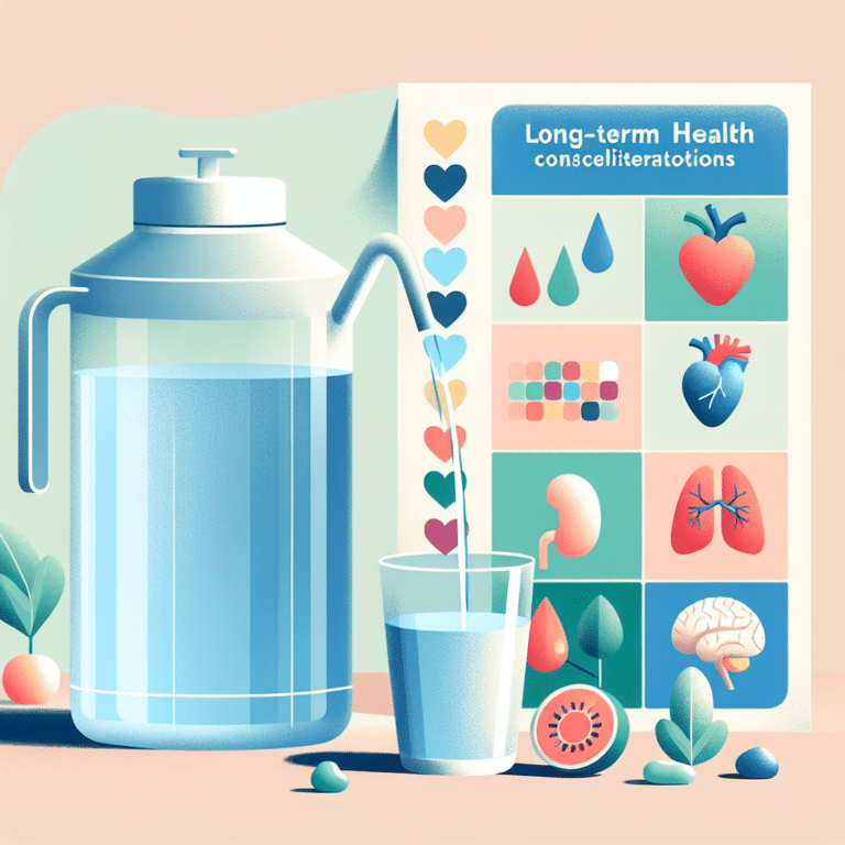 long-term health considerations for filtered water use