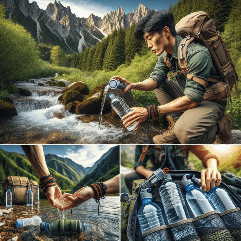 keeping your water bottles clean during hiking trips