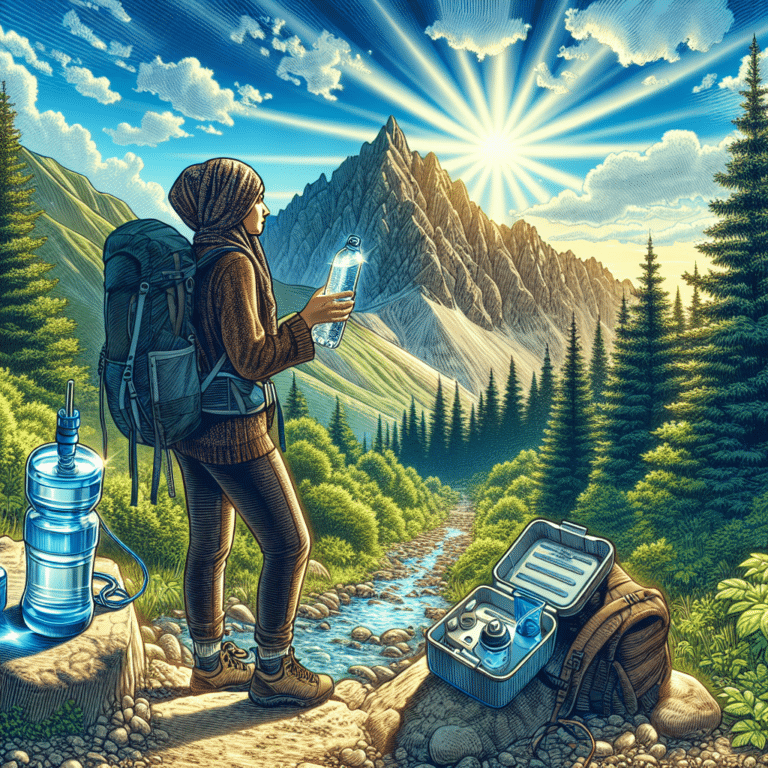 keeping your water bottles clean during hiking trips