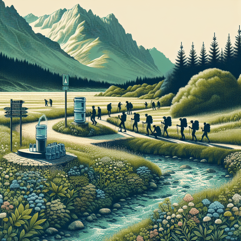 planning effective water stops on long hikes
