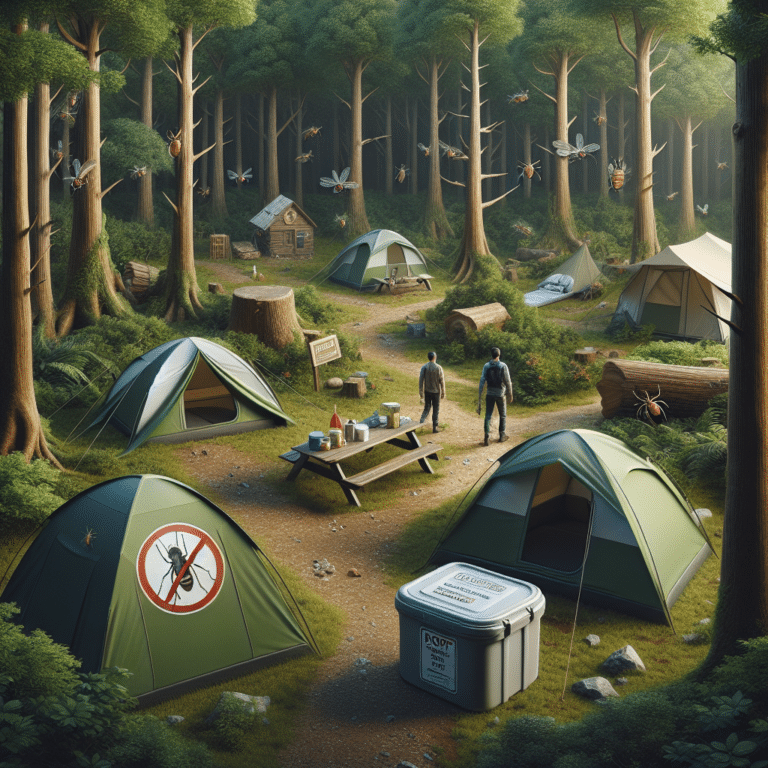 avoiding common parasites while camping in the wilderness