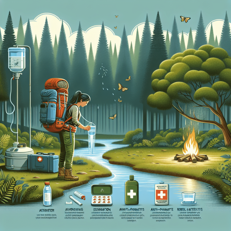 avoiding common parasites while camping in the wilderness