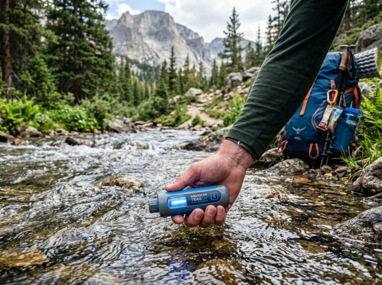 ultralight uv water purifier