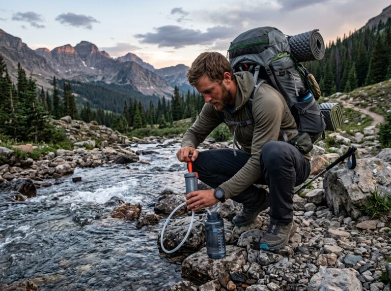 thru-hike water filter choice