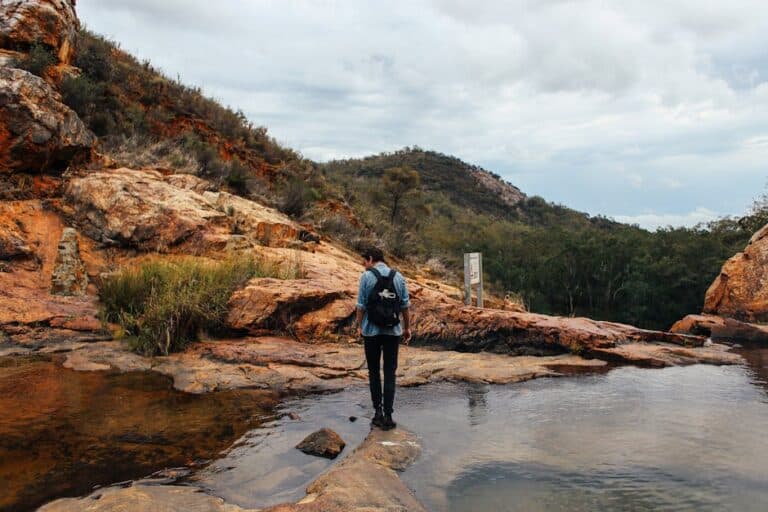 purifying water while backpacking