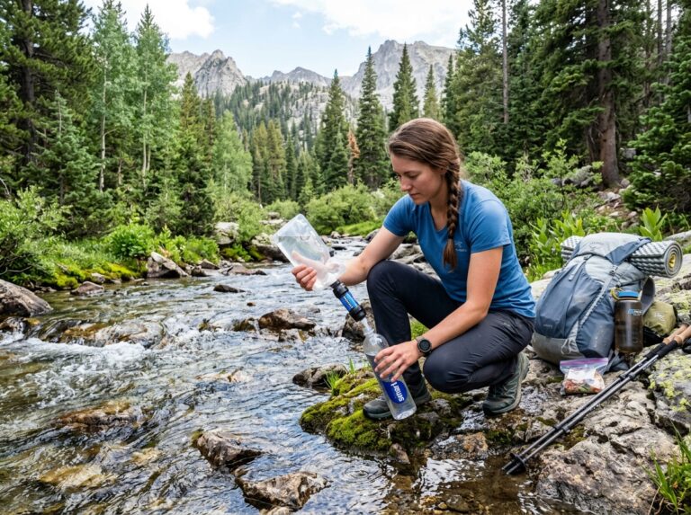 ultralight water filter backpacking